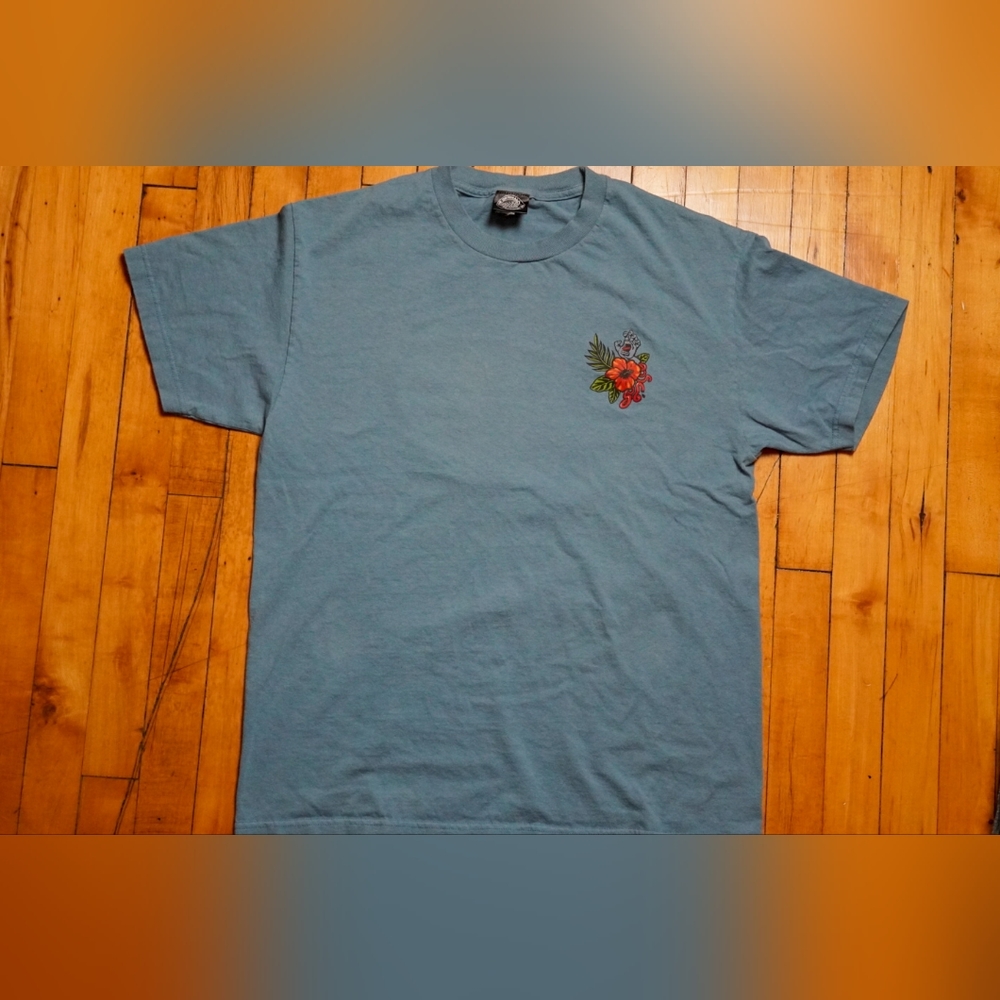 Santa Cruz Skateboards Floral Snake Screaming Hand T-Shirt